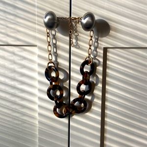 Ralph Lauren tortoise shell necklace